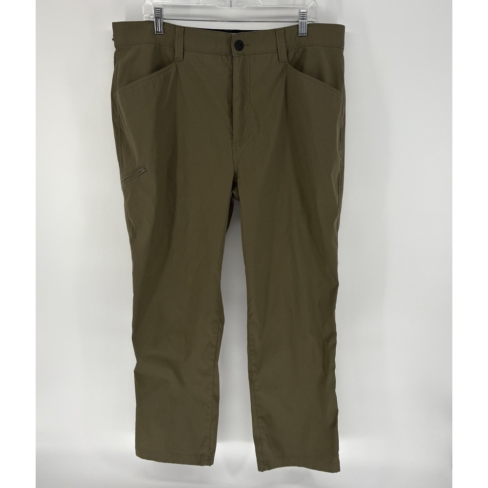 Orvis Tech Utilty Pants‎ Green Water Repellent Stretch Golf Hiking Men 40X30